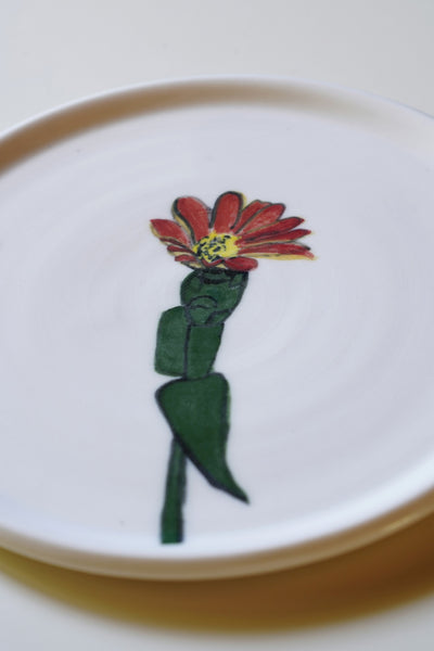 ZINNIA PLATE *SECOND*